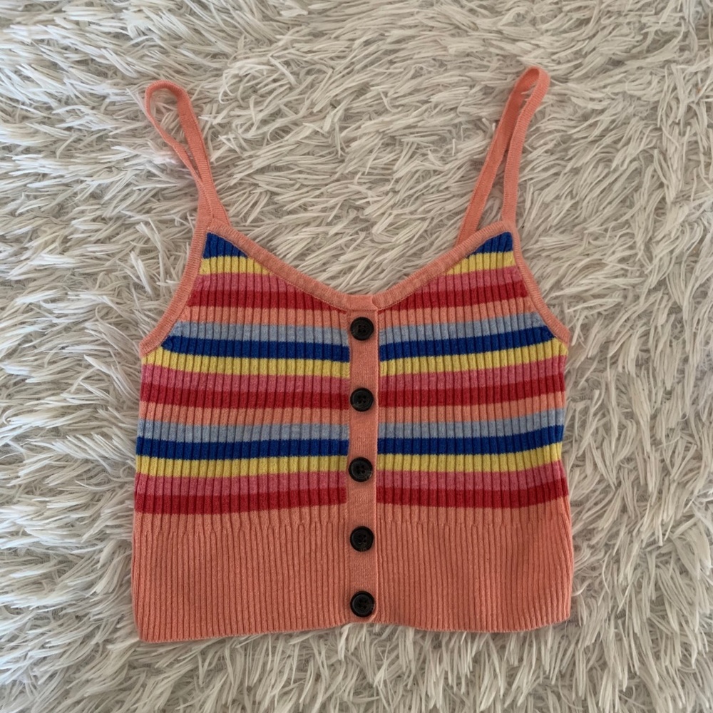 american eagle knit tank top